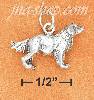 Sterling Silver 3D ANTIQUED GOLDEN RETRIEVER CHARM