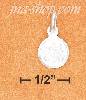 Sterling Silver ITALIAN 8MM ROUND SATIN FINISH RAFAEL CHARM Sterling Silver ITALIAN 8MM ROUND SATIN FINISH RAFAEL CHARM
