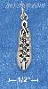 Sterling Silver ANTIQUED 1" IRISH DANCING SHOE CHARM W/HOLLOW BA Sterling Silver ANTIQUED 1" IRISH DANCING SHOE CHARM W/HOLLOW BA