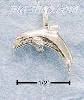 Sterling Silver SMALL HP DOLPHIN W/ BAIL CHARM Sterling Silver SMALL HP DOLPHIN W/ BAIL CHARM