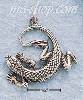 Sterling Silver LARGE ANTIQUED GECKO CHARM Sterling Silver LARGE ANTIQUED GECKO CHARM