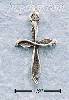 Sterling Silver SMALL SWIRL CROSS CHARM Sterling Silver SMALL SWIRL CROSS CHARM
