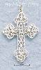 Sterling Silver FILIGREE CROSS CHARM