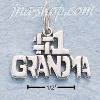 Sterling Silver "#1 GRANDMA" CHARM