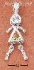 Sterling Silver NOVEMBER BEAD GIRL CHARM W/ YELLOW CZ Sterling Silver NOVEMBER BEAD GIRL CHARM W/ YELLOW CZ
