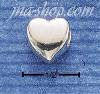 Sterling Silver HEART SHAPED SPACER BEAD