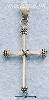 Sterling Silver LARGE CROSS W/ WRAPPED ROPE EDGES (1-1/2" X 1-1/ Sterling Silver LARGE CROSS W/ WRAPPED ROPE EDGES (1-1/2" X 1-1/