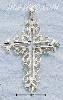 Sterling Silver LARGE DC OPEN FANCY FILIGREE CROSS Sterling Silver LARGE DC OPEN FANCY FILIGREE CROSS
