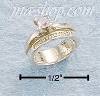 Sterling Silver ENGAGEMENT RING W/ CRYSTAL CHARM Sterling Silver ENGAGEMENT RING W/ CRYSTAL CHARM