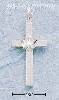 Sterling Silver PLAIN FLAT CROSS W/ DC PEACE DOVE Sterling Silver PLAIN FLAT CROSS W/ DC PEACE DOVE