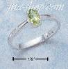 Sterling Silver 6X4 OVAL PERIDOT RING SIZES 4-10
