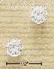 Sterling Silver 6MM ROUND CZ POST EARRINGS