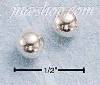 Sterling Silver 5MM BALL POST EARRINGS