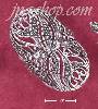 Sterling Silver LARGE FLORAL FILIGREE MARCASITE RING (6-9)