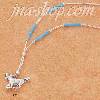 Sterling Silver 18" LIQUID SILVER NECKLACE W/ TURQUOISE & RUNNIN