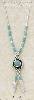 Sterling Silver 16" LS NECKLACE W/ TURQUOISE HESHI & RND TURQUOI Sterling Silver 16" LS NECKLACE W/ TURQUOISE HESHI & RND TURQUOI