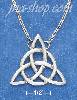 Sterling Silver 18" ANTIQUED TRIANGLE CELTIC CABLE CHAIN NECKLAC