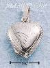 Sterling Silver EXTRA SMALL ENGRAVED HEART LOCKET Sterling Silver EXTRA SMALL ENGRAVED HEART LOCKET