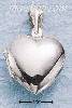 Sterling Silver MEDIUM HP HEART LOCKET Sterling Silver MEDIUM HP HEART LOCKET