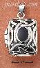 Sterling Silver OPEN FILIGREE CELTIC DESIGN RECTANGULAR LOCKET W