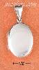 Sterling Silver 18MM X 24MM FLAT HIGH POLISH OVAL LOCKET