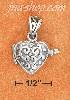 Sterling Silver SMALL PUFFED HEART LOCKET