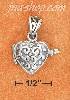 Sterling Silver SMALL PUFFED HEART LOCKET Sterling Silver SMALL PUFFED HEART LOCKET