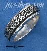 Sterling Silver MENS ANTIQUED CELTIC KNOT SPINNER BAND (8-13)