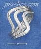 Sterling Silver TRIPLE BAND WAVE RING (6-9)