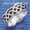 Sterling Silver CELTIC FANCY DESIGNER UNISEX BAND SIZES 5-13