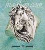 Sterling Silver ANTIQUED HORSEHEAD W/ FLOWING MANE RING SIZES 6-