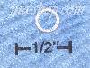 Sterling Silver 6.0 MM SPLIT RING (12 PIECES) Sterling Silver 6.0 MM SPLIT RING (12 PIECES)